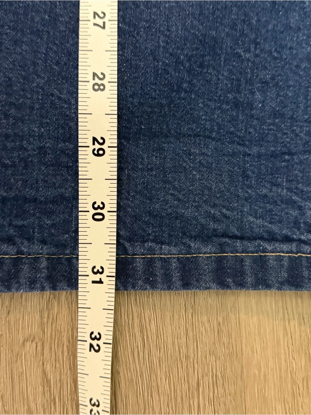 Vintage Button-Front Maxi Denim Skirt in Deep Blue